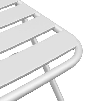 vidaXL Chaises de jardin pliantes 2 pcs Blanc 42 x 52 x 82 cm
