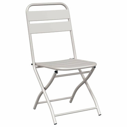 Gartenklappstuhl 2 pcs Beige 42 x 52 x 82 cm