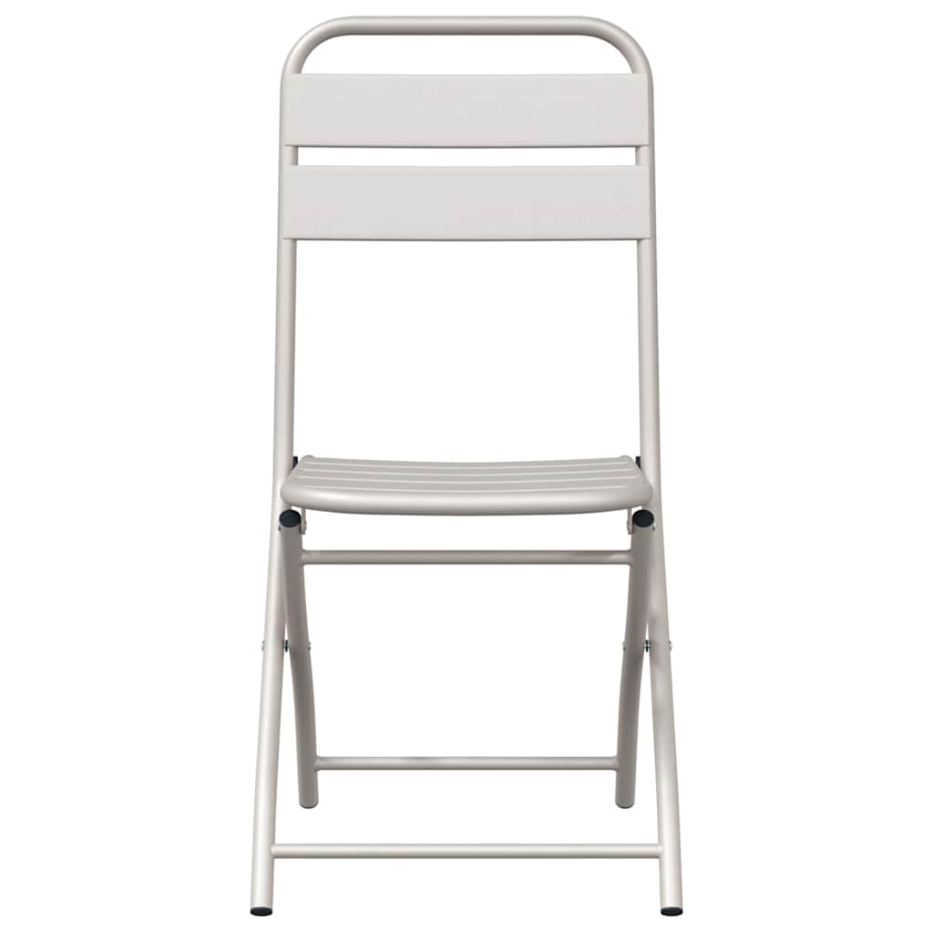 Gartenklappstuhl 2 pcs Beige 42 x 52 x 82 cm