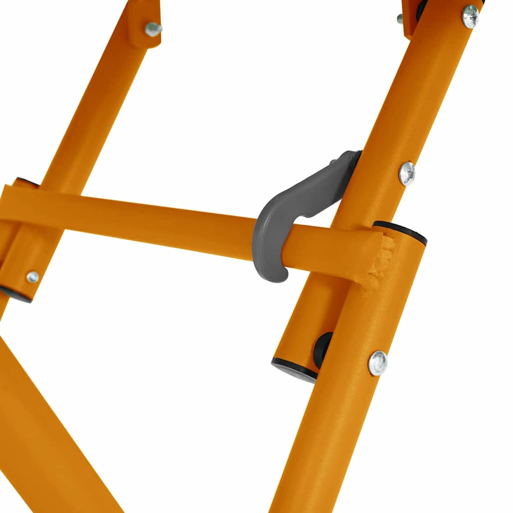 vidaXL Bistrotisch Senf 55 x 55 x 72,5 cm Pulverbeschichteter Stahl