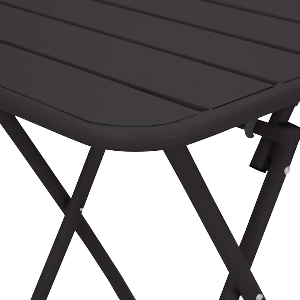 vidaXL Bistrotisch Anthrazit 55 x 55 x 72,5 cm