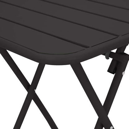 vidaXL Bistrotisch Anthrazit 55 x 55 x 72,5 cm