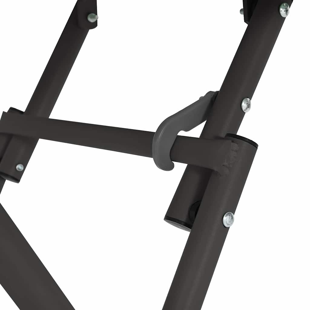 vidaXL Bistrotisch Anthrazit 55 x 55 x 72,5 cm