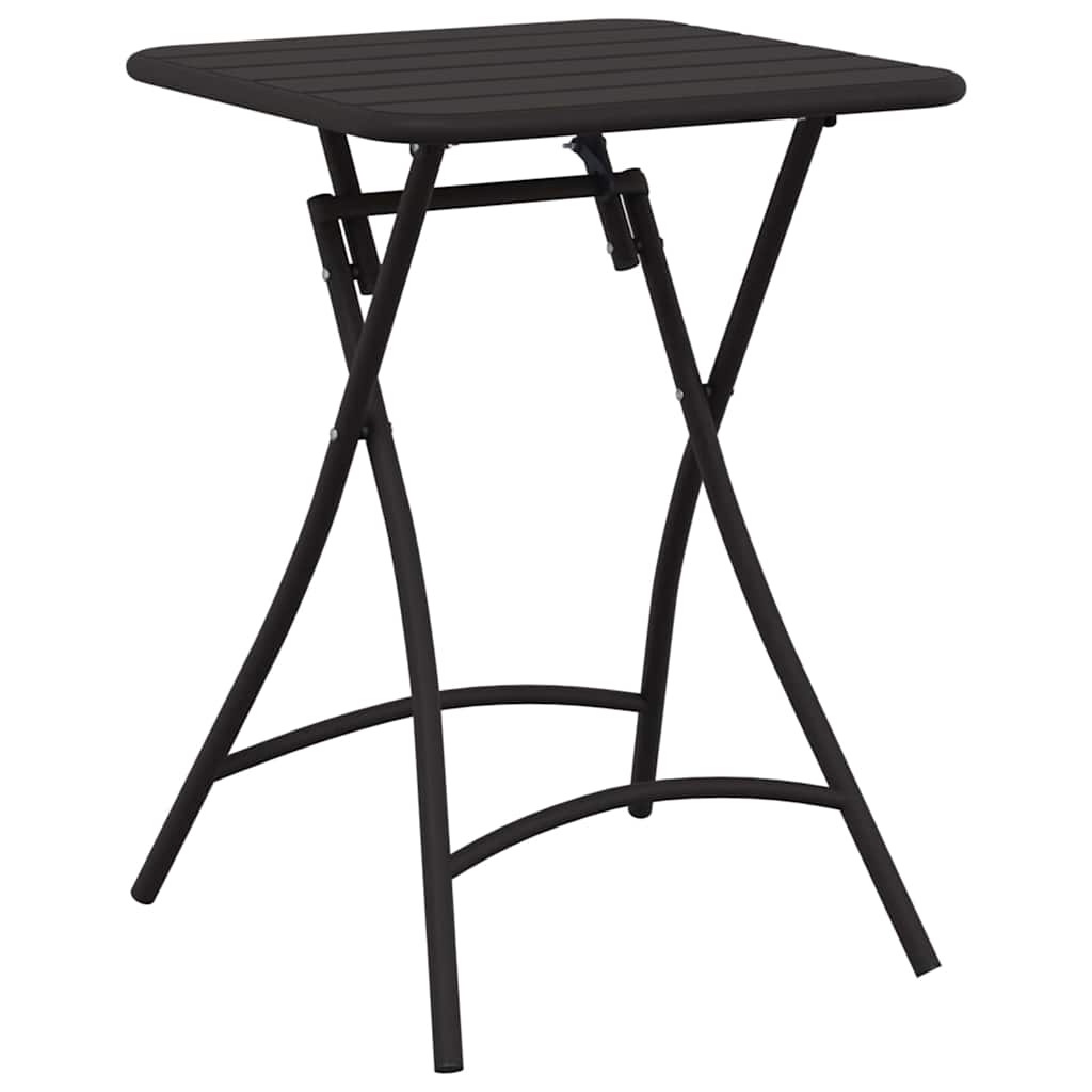 vidaXL Bistrotisch Anthrazit 55 x 55 x 72,5 cm