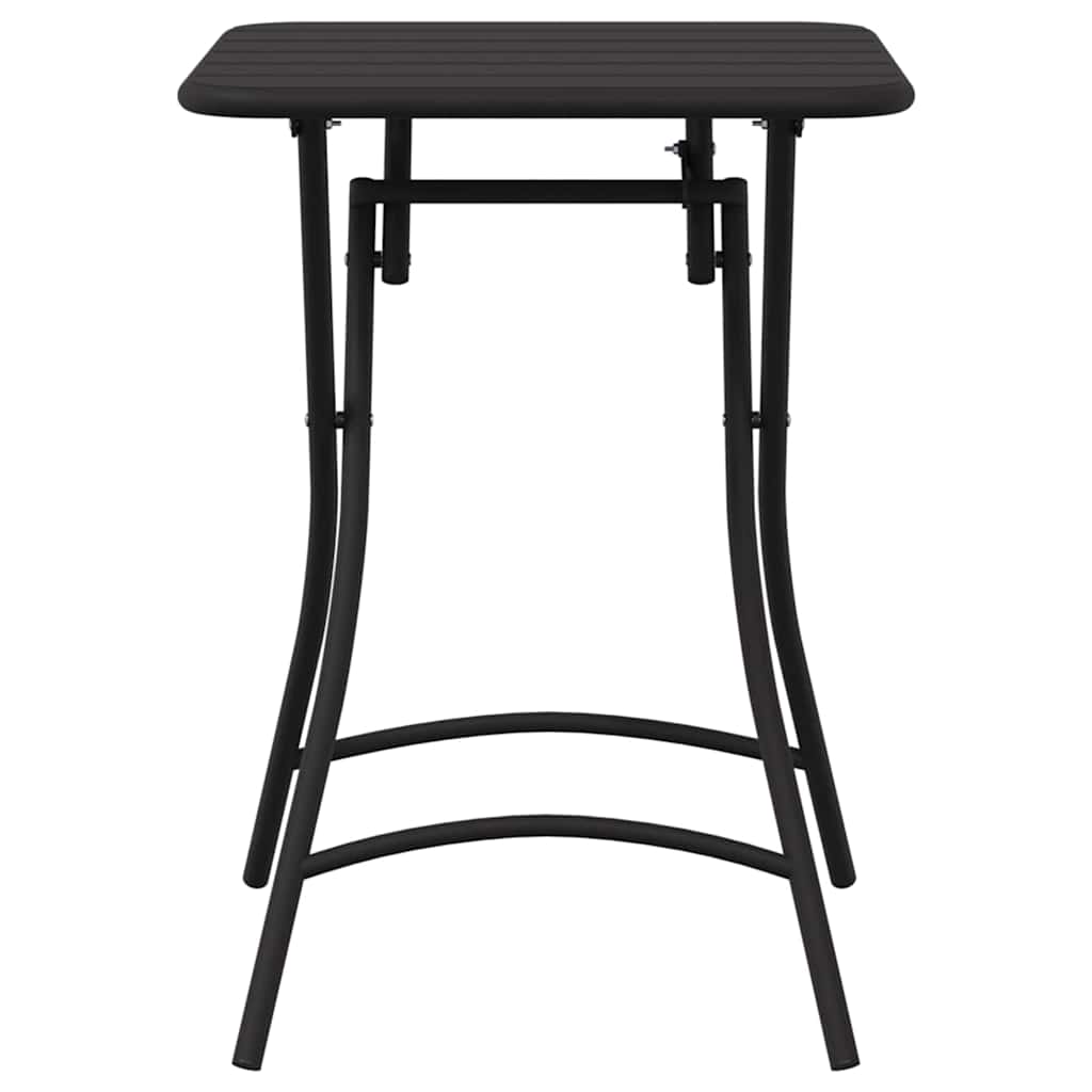 vidaXL Bistrotisch Anthrazit 55 x 55 x 72,5 cm