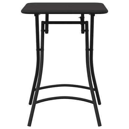 vidaXL Bistrotisch Anthrazit 55 x 55 x 72,5 cm