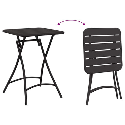 vidaXL Bistrotisch Anthrazit 55 x 55 x 72,5 cm