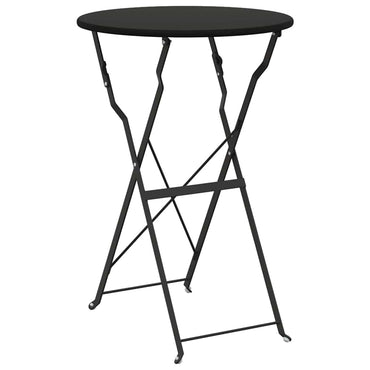 vidaXL Bistrotisch Anthrazit Ø 50 x 71 cm Pulverbeschichteter Stahl