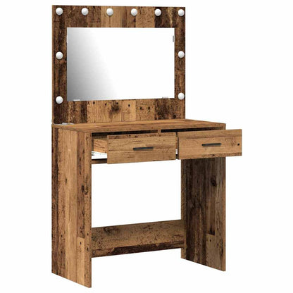 Schminktisch Altholz 78,5 x 41 x 135 cm Holzwerkstoff