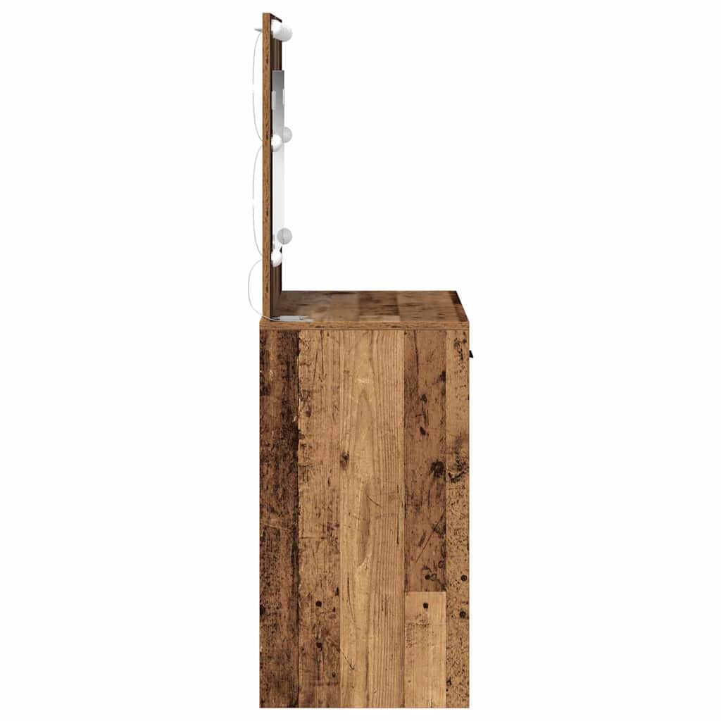 Schminktisch Altholz 78,5 x 41 x 135 cm Holzwerkstoff