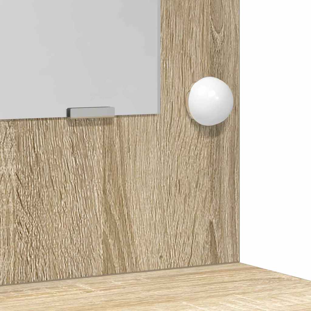 Schminktisch Sonoma-Eiche 50 x 41 x 135 cm Holzwerkstoff