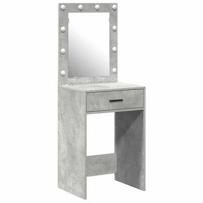 Schminktisch Beton Grau 50 x 41 x 135 cm Holzwerkstoff