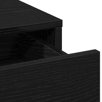 vidaXL Hochboard Schwarze Eiche 40 x 41 x 135 cm Holzwerkstoff