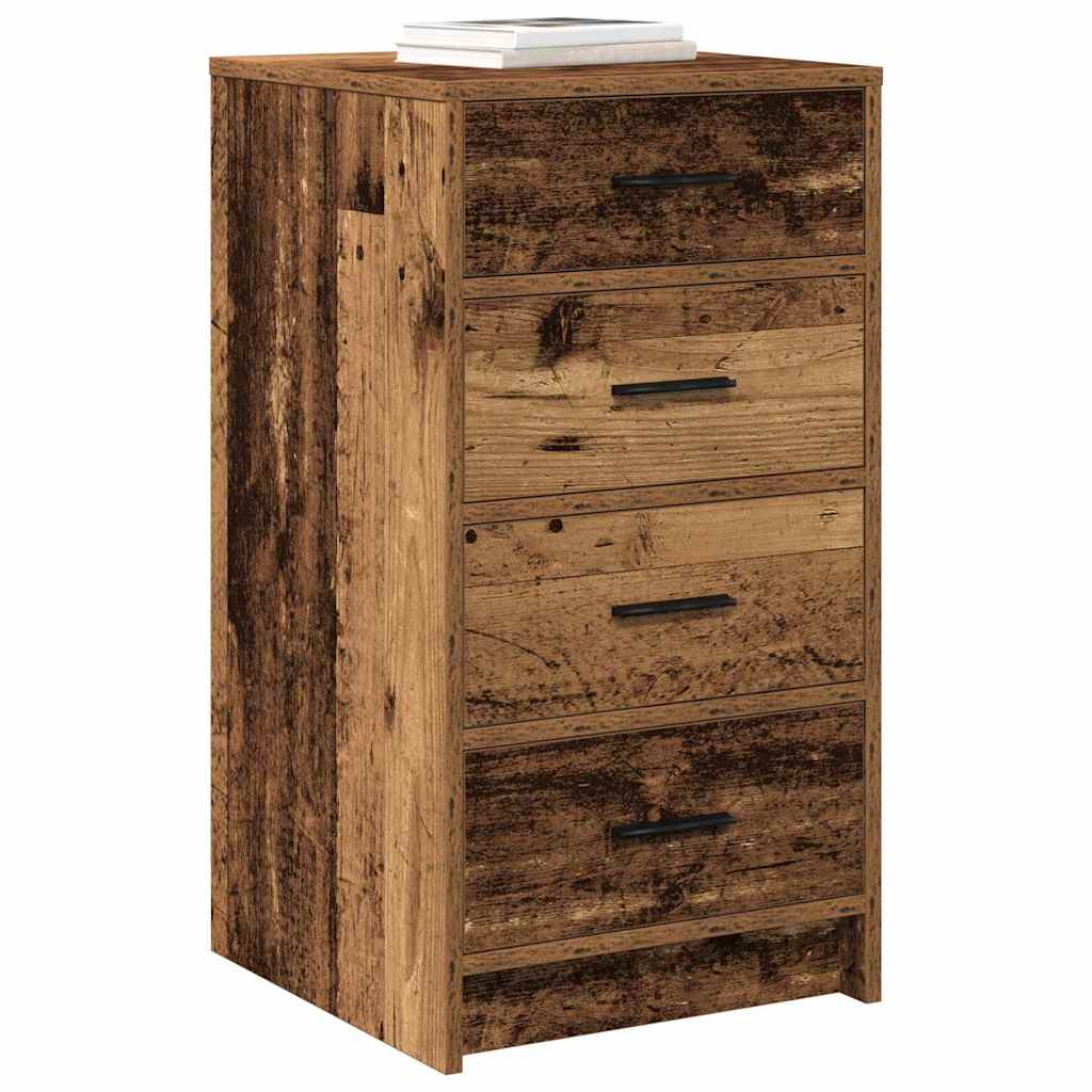 Sideboard mit Schubladen Altholz 40 x 41 x 75 cm Holzwerkstoff