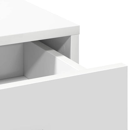 Sideboard mit Schubladen Weiß 40 x 40,5 x 75 cm Holzwerkstoff