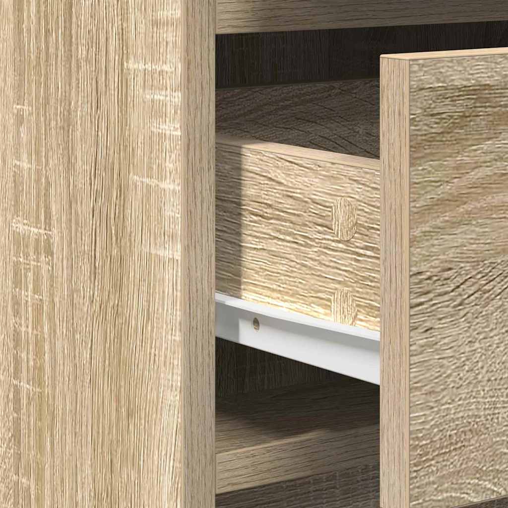 vidaXL Sideboard Sonoma-Eiche 40 x 40,5 x 75 cm Holzwerkstoff