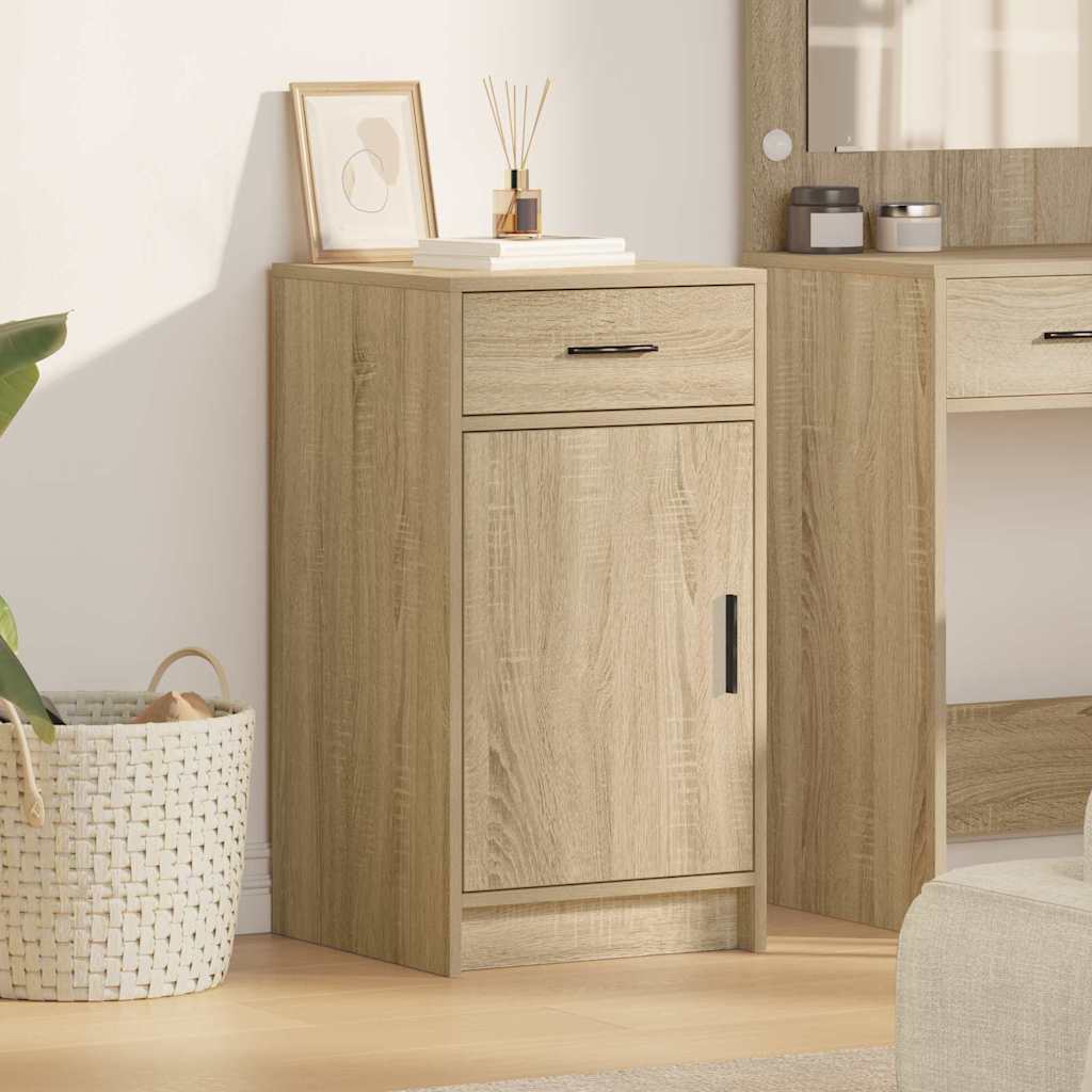 vidaXL Sideboard Sonoma-Eiche 40 x 40,5 x 75 cm Holzwerkstoff