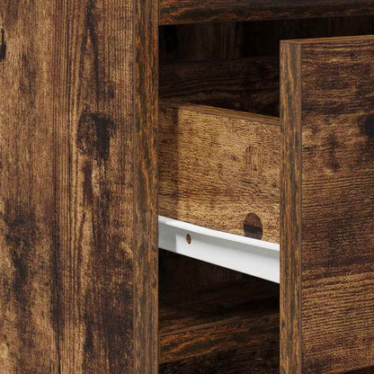 Sideboard Geräucherte Eiche 40 x 40,5 x 75 cm Holzwerkstoff