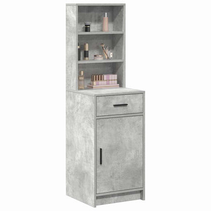 Highboard Beton Grau 40 x 40,5 x 135 cm Holzwerkstoff