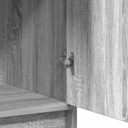 Highboard Graues Sonoma 40 x 40,5 x 135 cm Holzwerkstoff