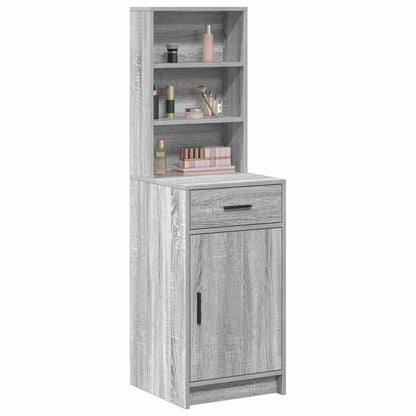 Highboard Graues Sonoma 40 x 40,5 x 135 cm Holzwerkstoff