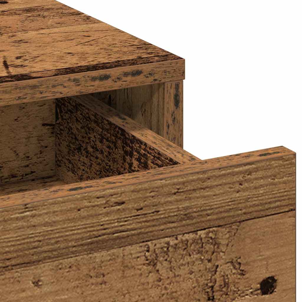 vidaXL Highboard Altholz 40 x 40,5 x 135 cm Holzwerkstoff