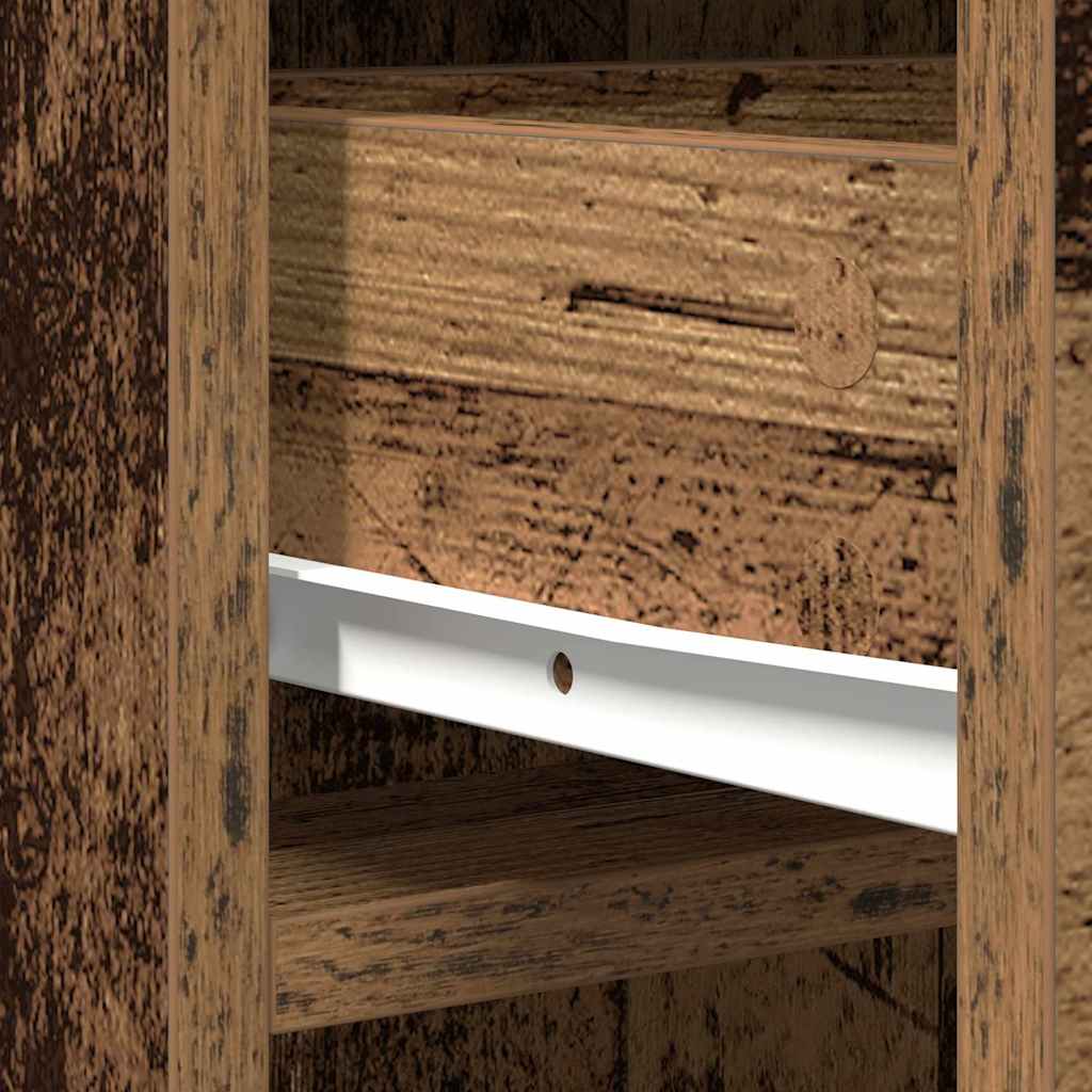 vidaXL Highboard Altholz 40 x 40,5 x 135 cm Holzwerkstoff