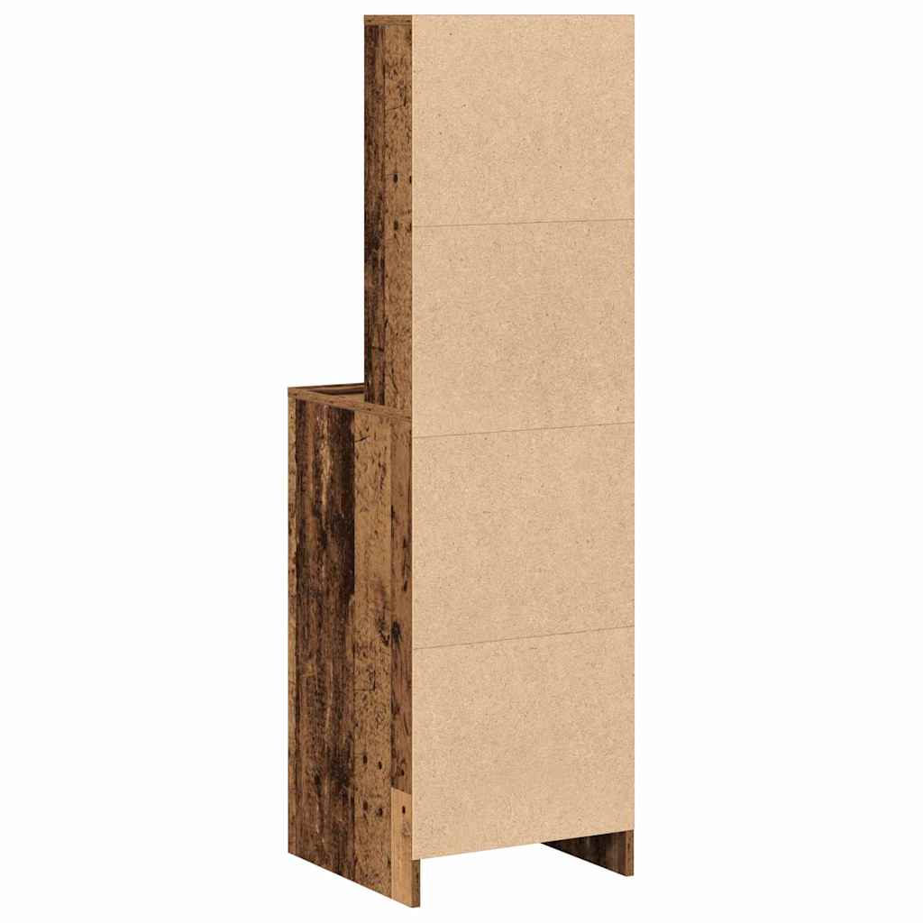 vidaXL Highboard Altholz 40 x 40,5 x 135 cm Holzwerkstoff