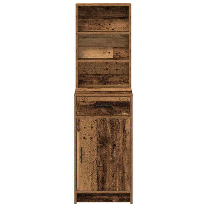 vidaXL Highboard Altholz 40 x 40,5 x 135 cm Holzwerkstoff