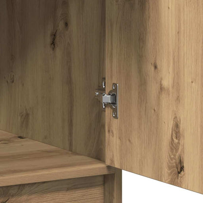 vidaXL Highboard Artisan-Eiche 40 x 40,5 x 135 cm Holzwerkstoff