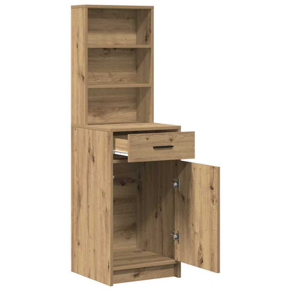 vidaXL Highboard Artisan-Eiche 40 x 40,5 x 135 cm Holzwerkstoff