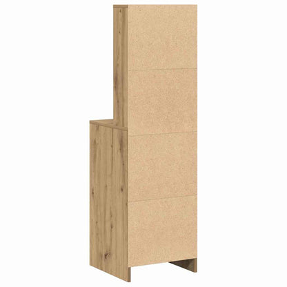 vidaXL Highboard Artisan-Eiche 40 x 40,5 x 135 cm Holzwerkstoff