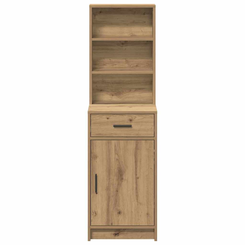 vidaXL Highboard Artisan-Eiche 40 x 40,5 x 135 cm Holzwerkstoff
