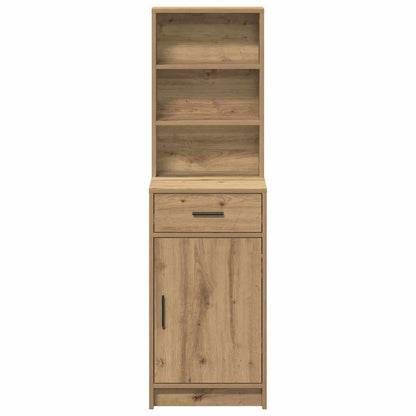 vidaXL Highboard Artisan-Eiche 40 x 40,5 x 135 cm Holzwerkstoff