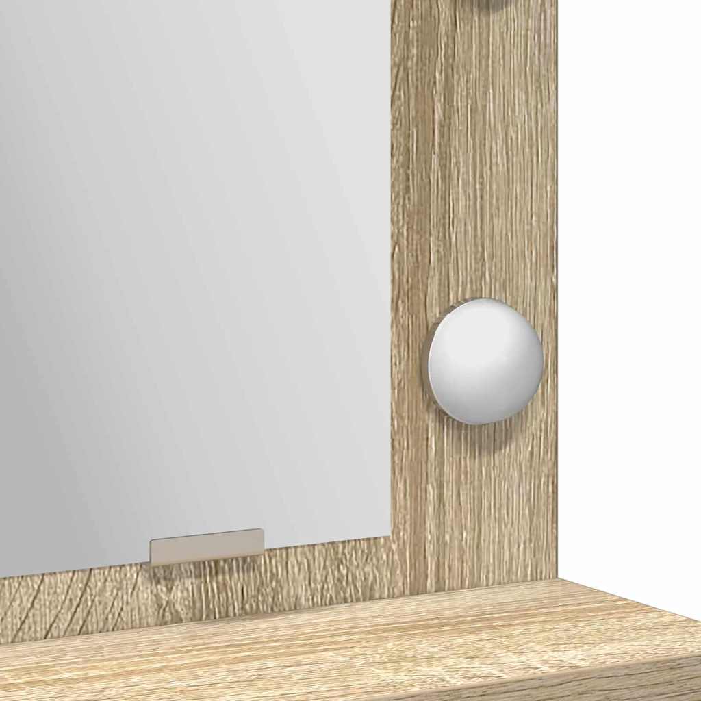 Schminktisch Sonoma-Eiche 79 x 41 x 135 cm Holzwerkstoff