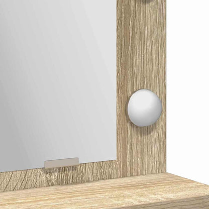 Schminktisch Sonoma-Eiche 79 x 41 x 135 cm Holzwerkstoff