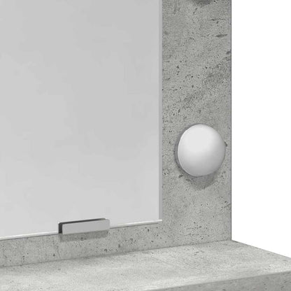 Schminktisch Beton Grau 79 x 41 x 135 cm Holzwerkstoff