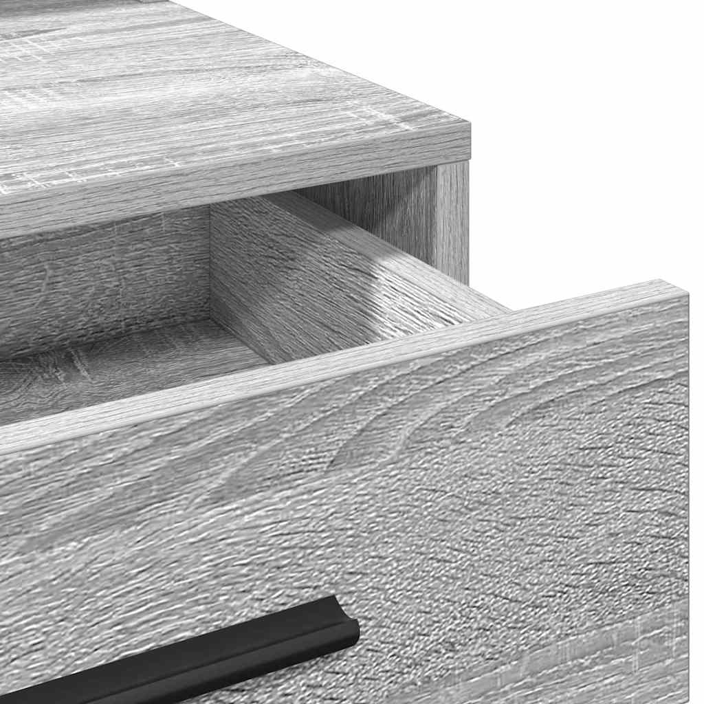 Schminktisch Graues Sonoma 79 x 41 x 135 cm Holzwerkstoff