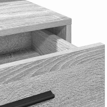 Schminktisch Graues Sonoma 79 x 41 x 135 cm Holzwerkstoff