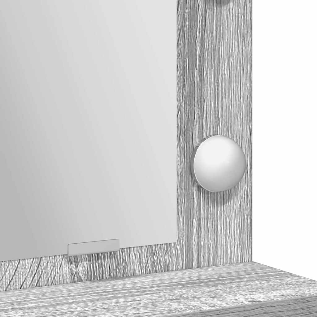 Schminktisch Graues Sonoma 79 x 41 x 135 cm Holzwerkstoff