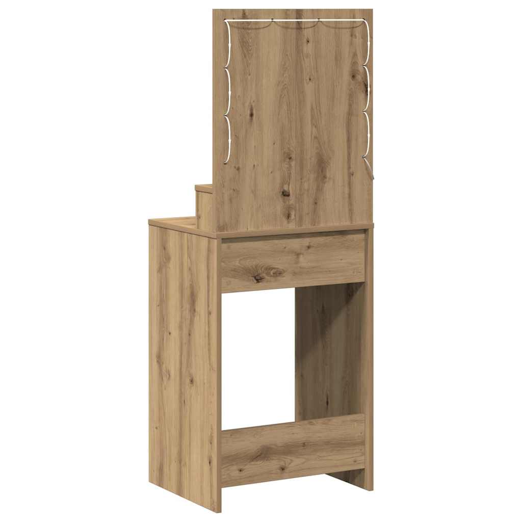 Schminktisch Artisan-Eiche 50 x 41 x 135 cm Holzwerkstoff