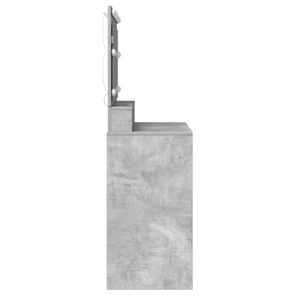 Schminktisch Beton Grau 100 x 41 x 135 cm Holzwerkstoff