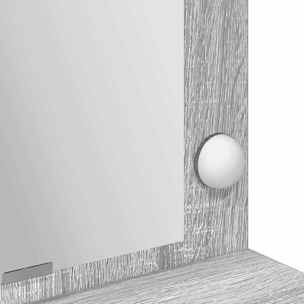 Schminktisch Graues Sonoma 100 x 41 x 135 cm Holzwerkstoff