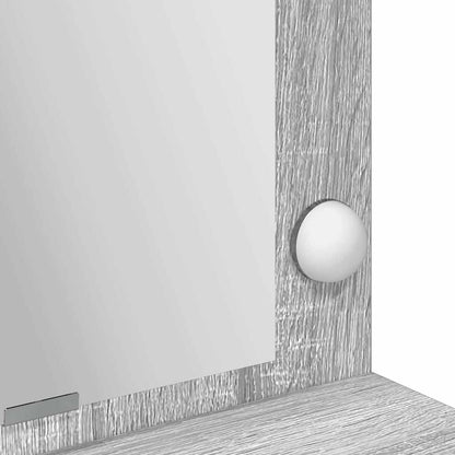 Schminktisch Graues Sonoma 100 x 41 x 135 cm Holzwerkstoff