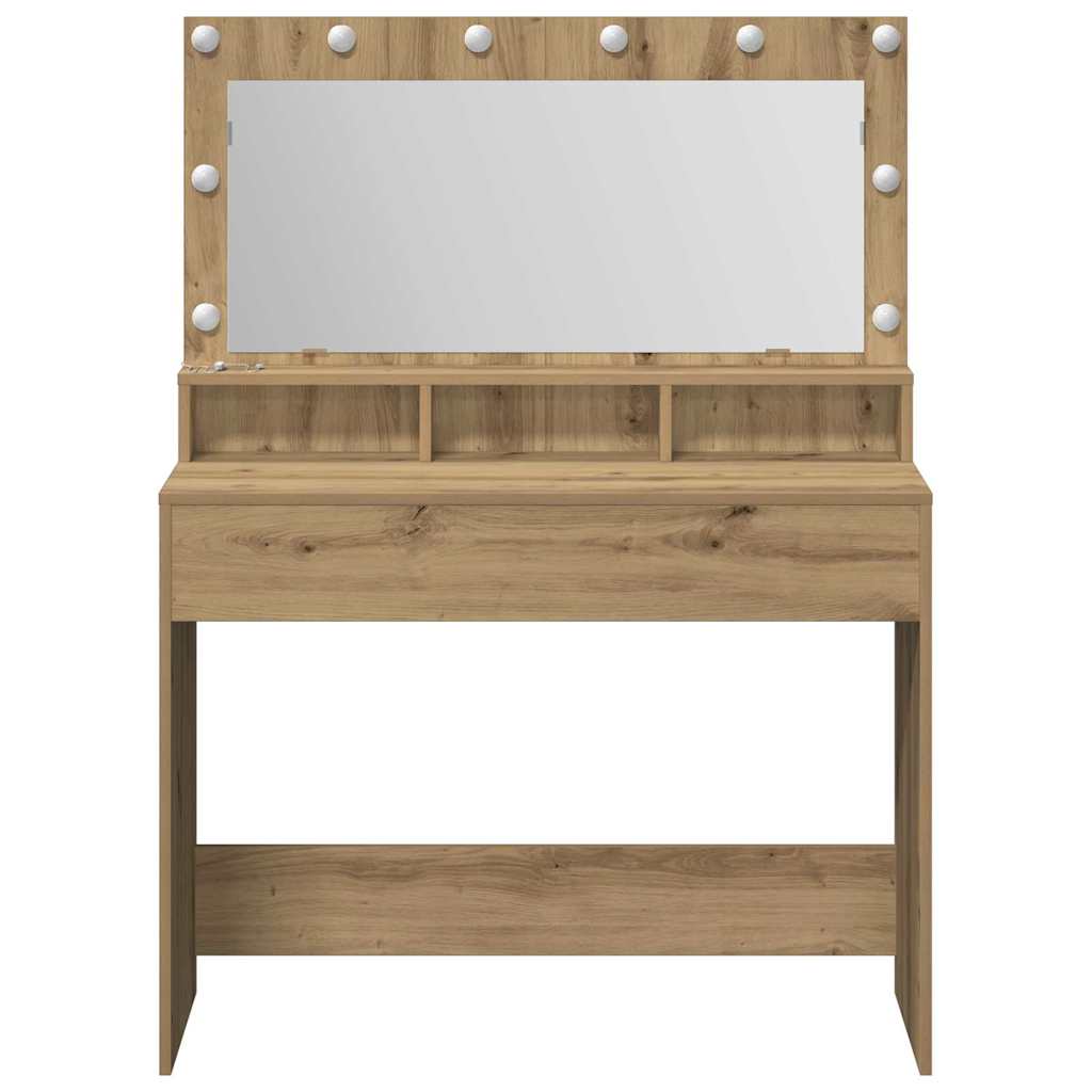Schminktisch Artisan-Eiche 100 x 41 x 135 cm Holzwerkstoff