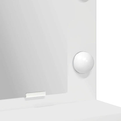 Schminktisch mit Regal Weiß 75,5 x 41 x 135 cm Holzwerkstoff