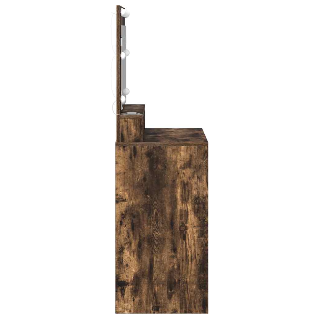 Schminktisch Geräucherte Eiche 75,5 x 41 x 135 cm Holzwerkstoff