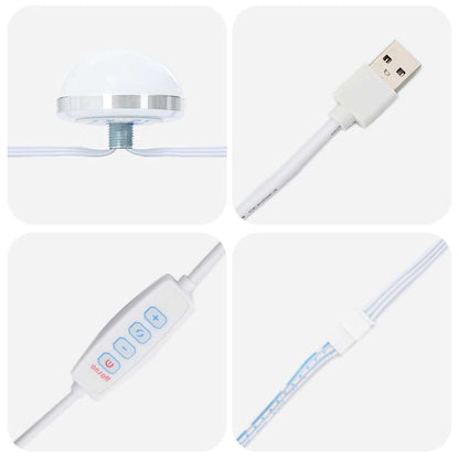 Schminktisch Beton Grau 50 x 41 x 135 cm Holzwerkstoff