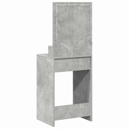 Schminktisch Beton Grau 50 x 41 x 135 cm Holzwerkstoff