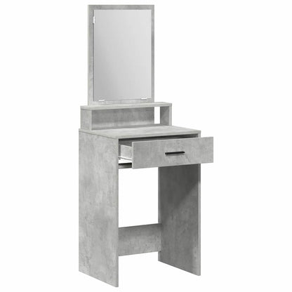 Schminktisch Beton Grau 50 x 41 x 140 cm Holzwerkstoff